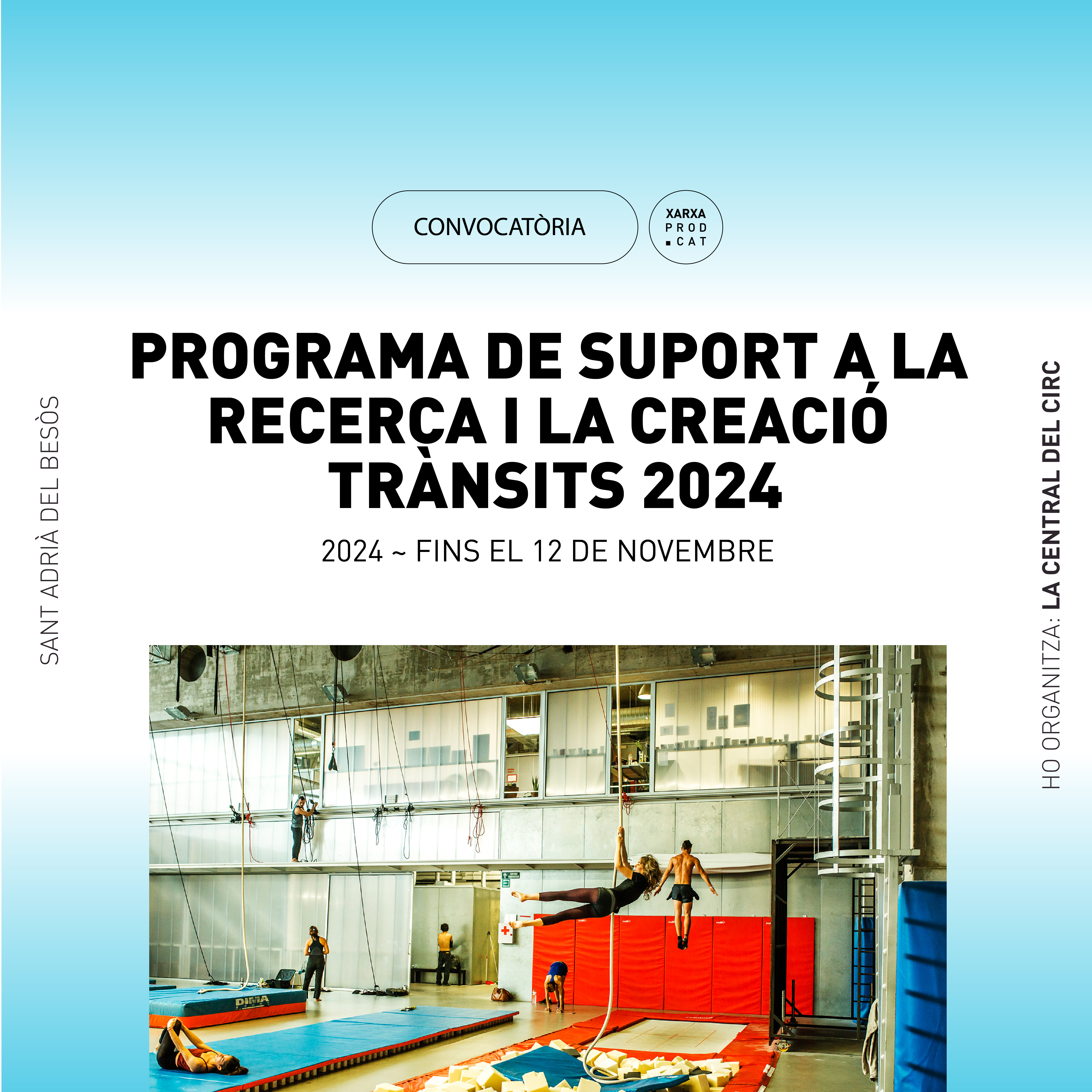 PROGRAMA DE SUPORT A LA RECERCA I LA CREACIÓ: TRÀNSITS 2024